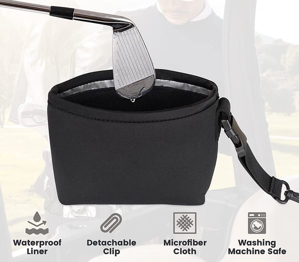 LUHAKA®  Golf Club and Golf Ball Cleaning Bag