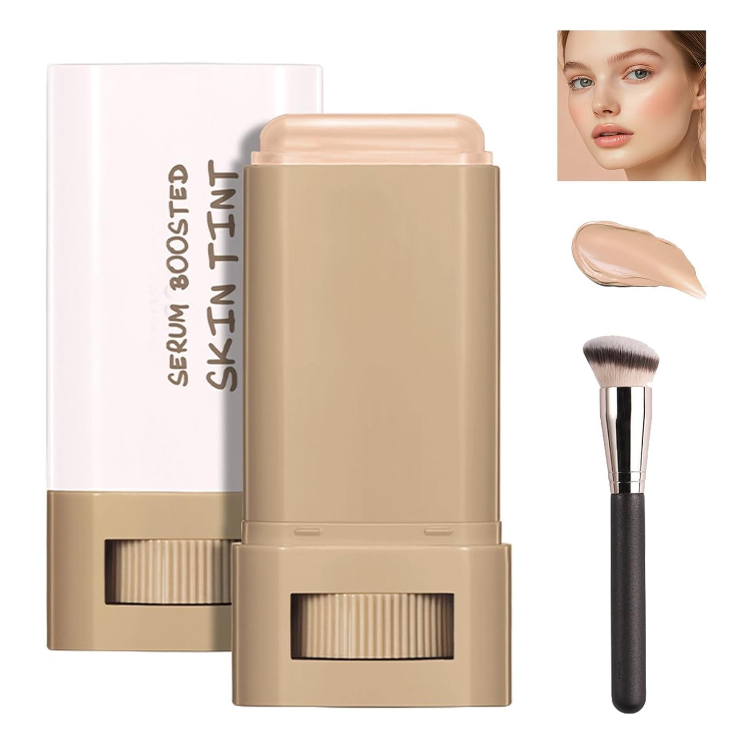 Luhaka® 🔥Foundation Stick Beauty Balm Serum Boosted Skin Tint D01