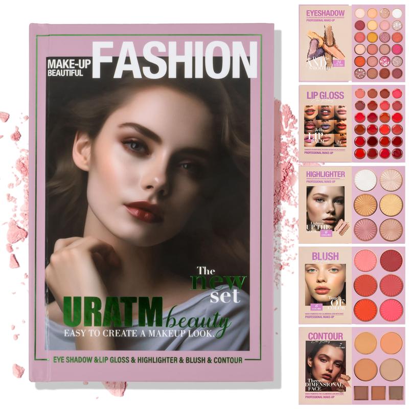 Luhaka® 🎨Multi-Color Book Makeup All-in-One Palette (Eyeshadow & Highlight & Blush & Contour)✨ D01
