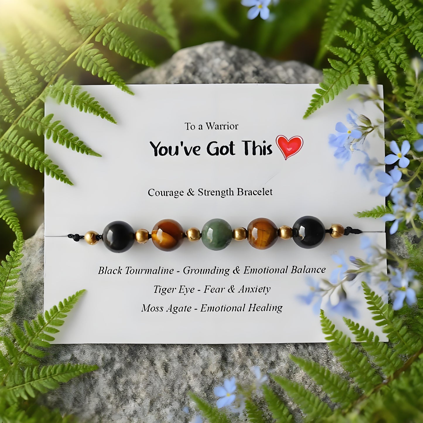Oneswear® 🔥Courage & Strength Bracelet: A Symbol of Resilience for Warriors D01