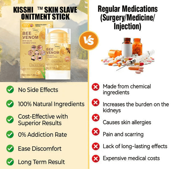 KISSHI™ Bee Venom Skin Salve Ointment Stick D02