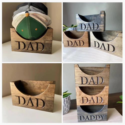 💕Father's Day Hot Sale 49% OFF- Sfrcord® Wooden Hat Holder Display Stand D01