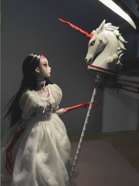 Cilifer®🔥LAST DAY 50% OFF🖤Whimsical Alice-Inspired Art Doll🎁 D01