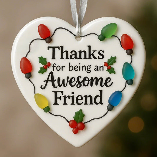 Cilifer® 🔥Heartfelt Awesome Friend Keepsake Ornament D01