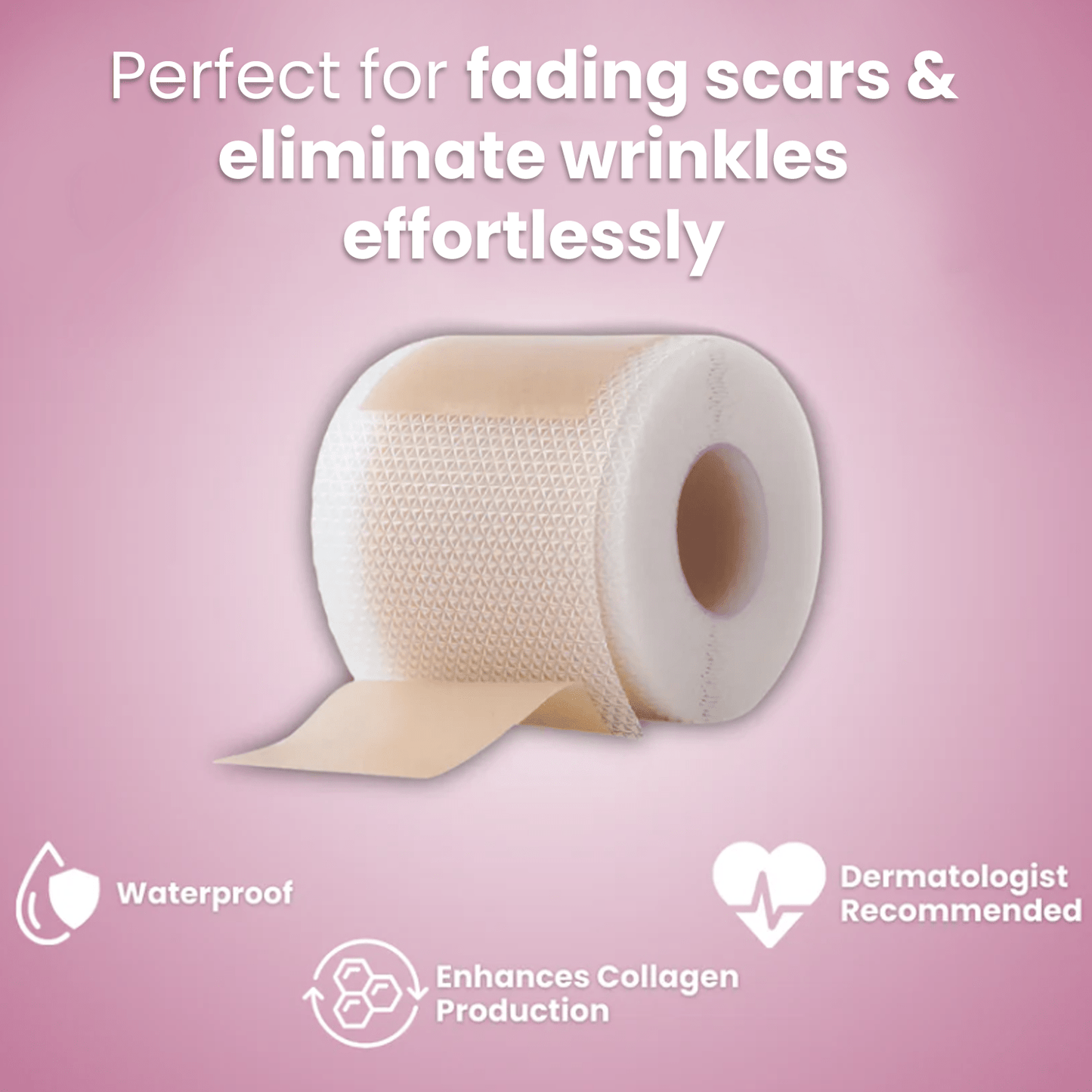 Luhaka™ Silicone Scar & Wrinkle Tape D01