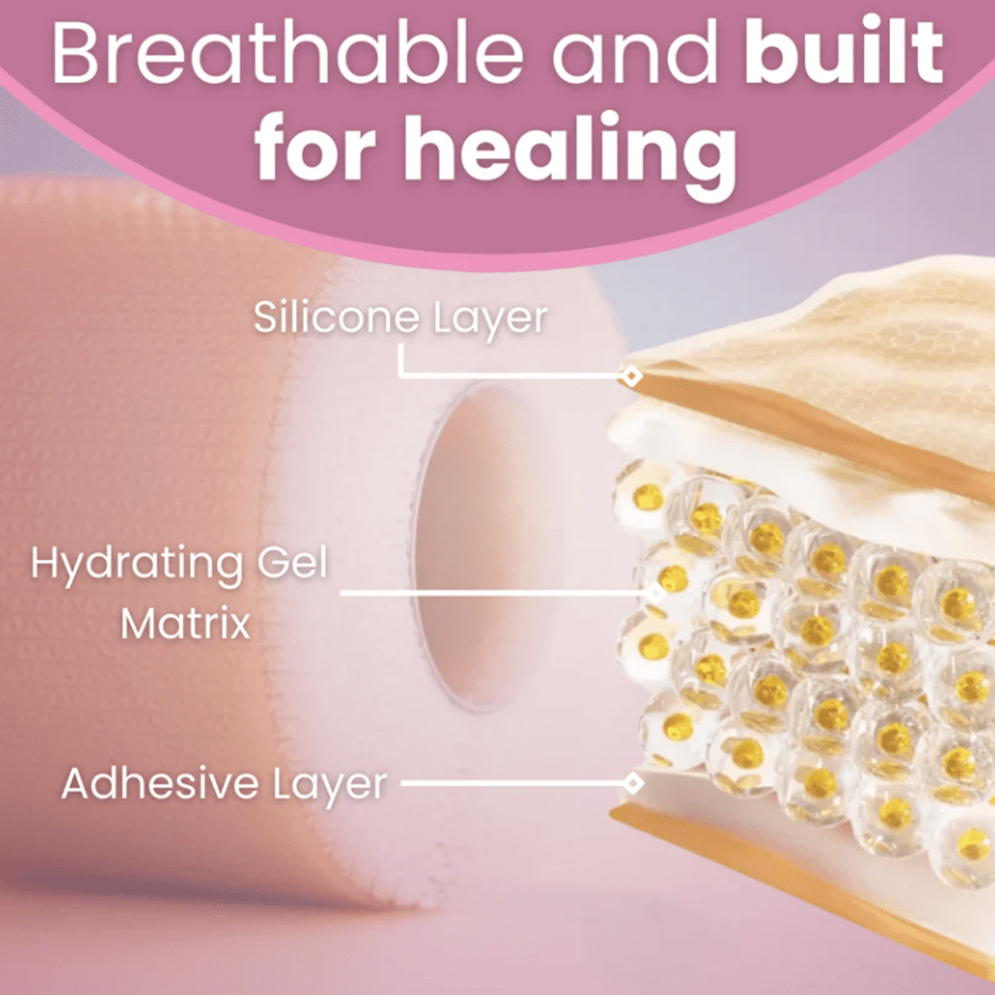 Luhaka™ Silicone Scar & Wrinkle Tape D01