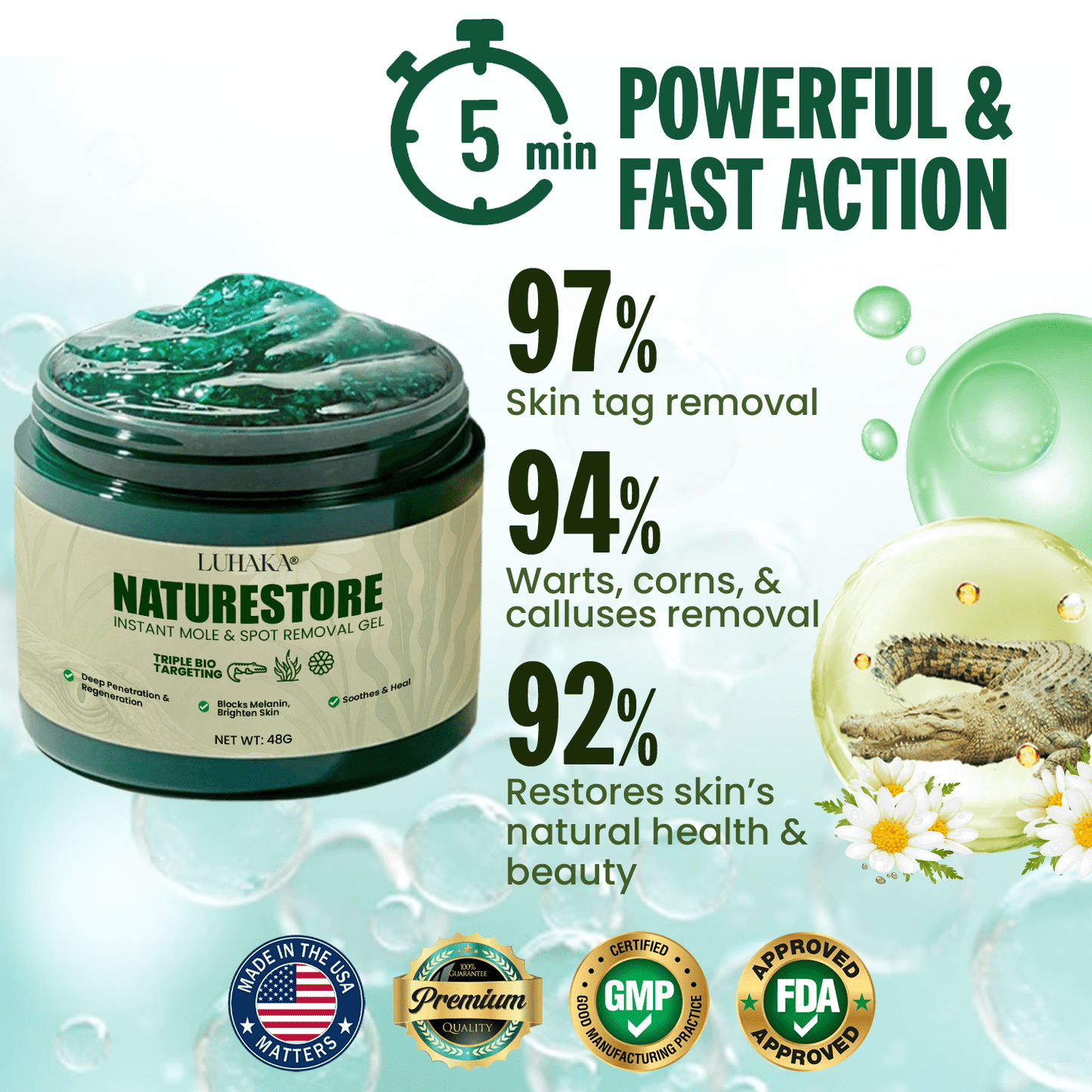 Luhaka® NATURESTORE Instant Mole & Spot Gel D03