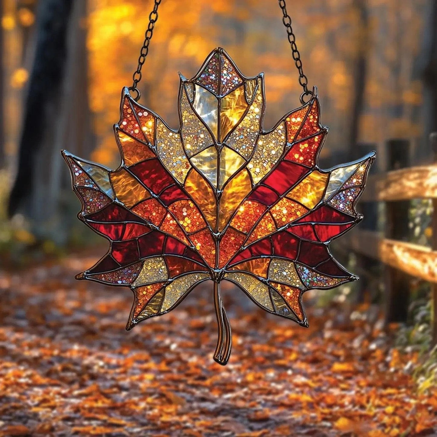 CZTICLE®🔥2025 Autumn Maple Leaf Suncatcher D02