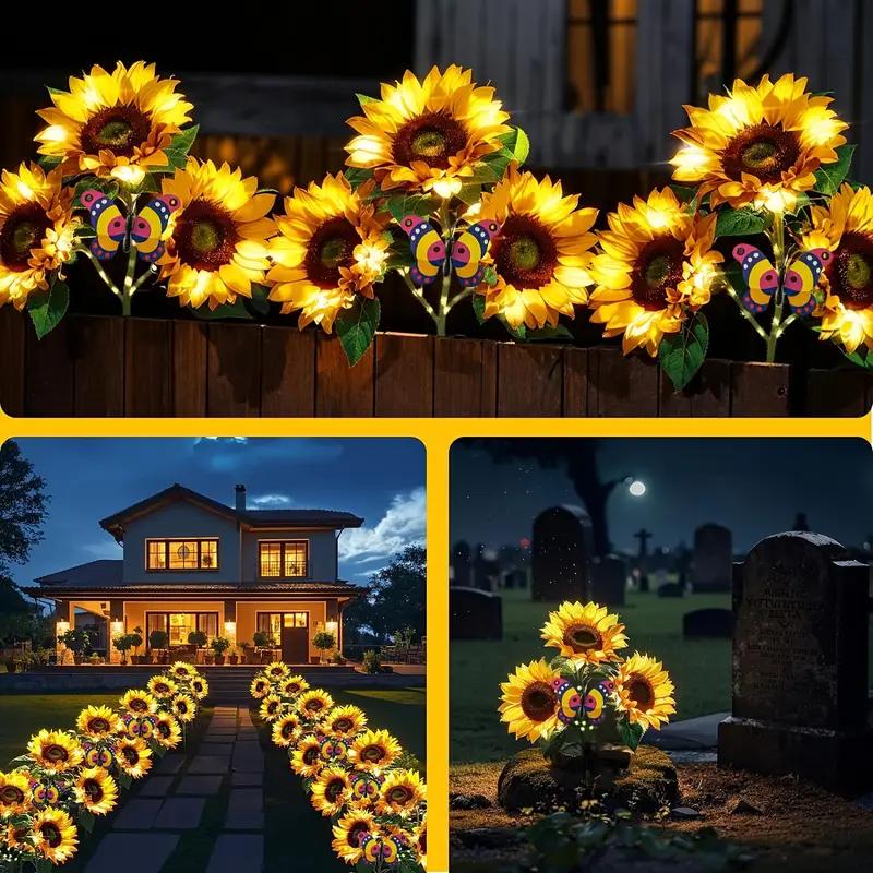 Cilifer® 🔥🌞Solar LED Sunflower Garden Lights-29.6inch/75cm D03
