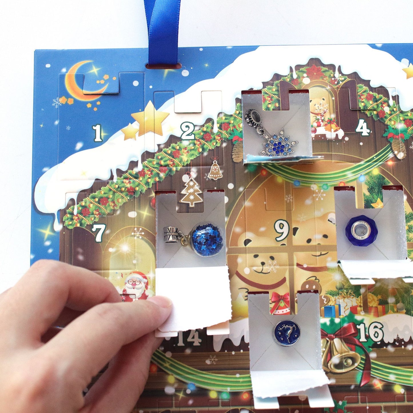 Oneswear® 🔥24 Pcs DIY Christmas Advent Calendar Bracelets Set D02