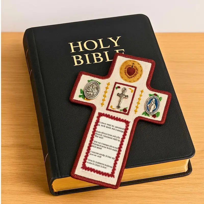 Cilifer® 🔥Handmade Catholic Prayer Pocket✝️ D01