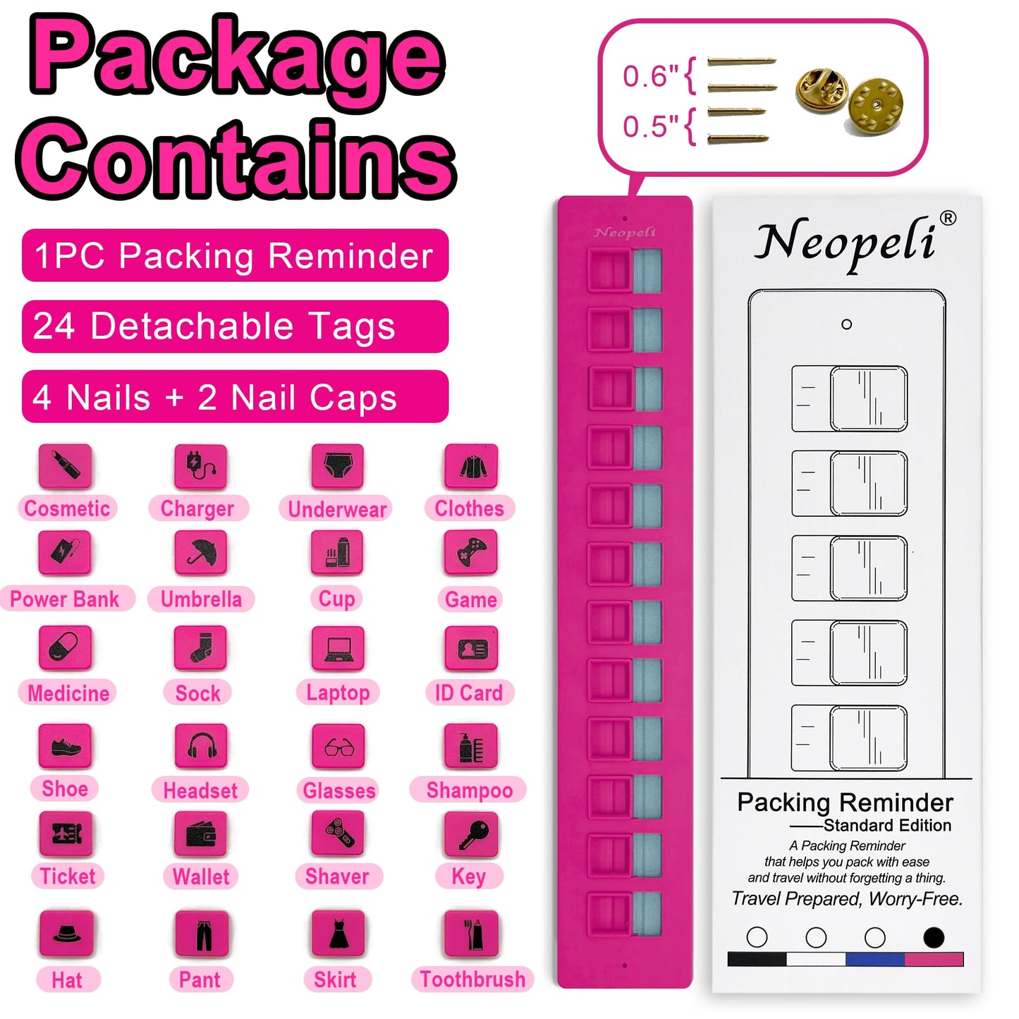 CiliferĀ® š„2025 NEW ARRIVALš„Packing Reminder - Reusable Travel Checklist D02