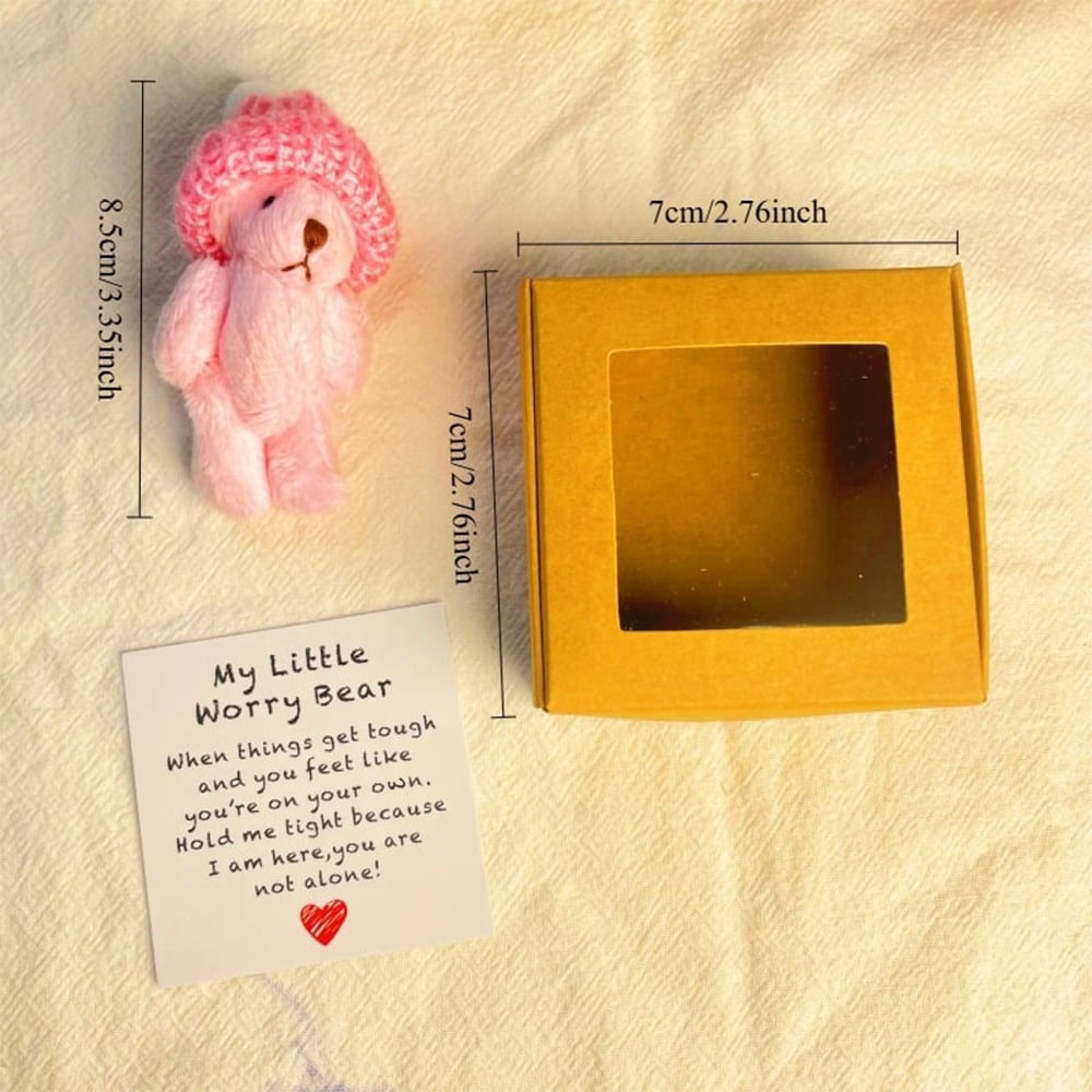 Cilifer® 🔥🎁Handmade Mini Plush Teddy Bear in Box D01