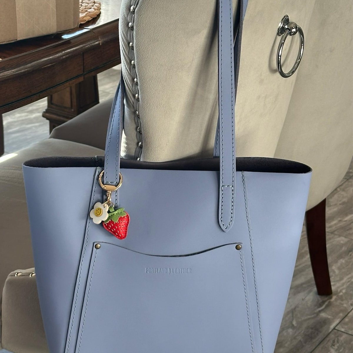 Cilifer®🍊🌼Leather Fruit And Flower Key Fob D01