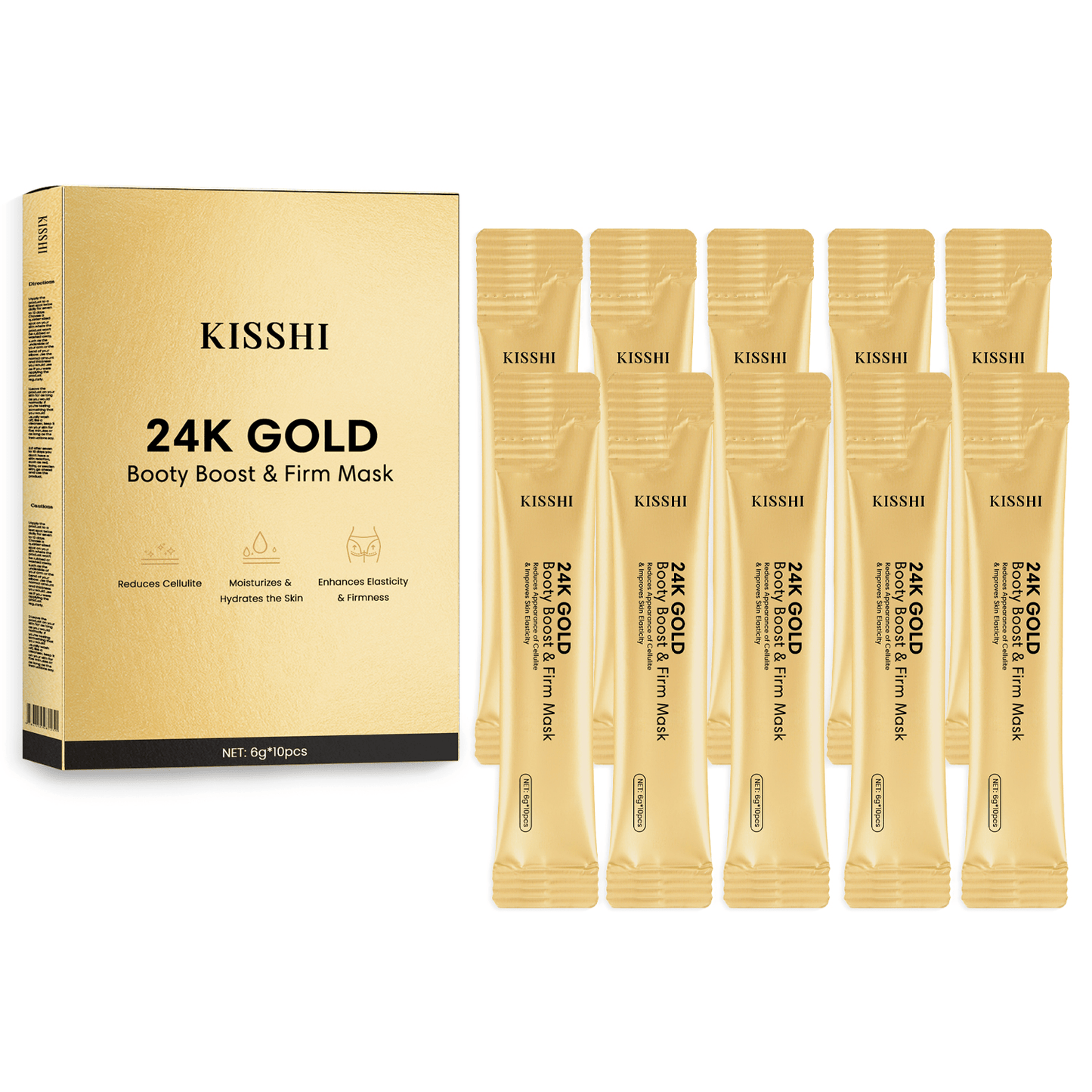 KISSHI™ 24K Gold Booty Boost & Firm Mask D05