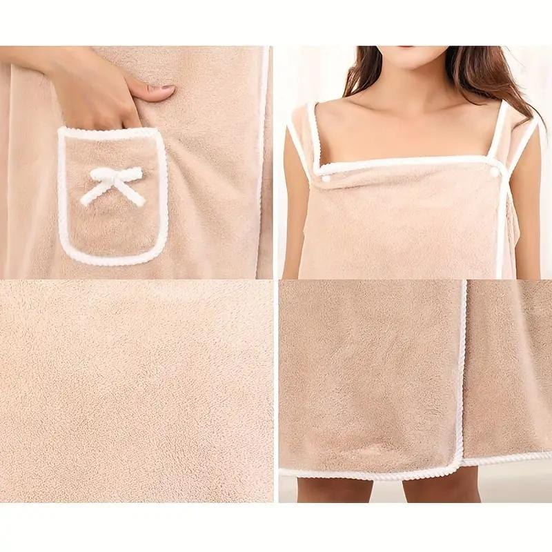 Sfrcord® 🔥Women's Coral Fleece Bathrobe D01