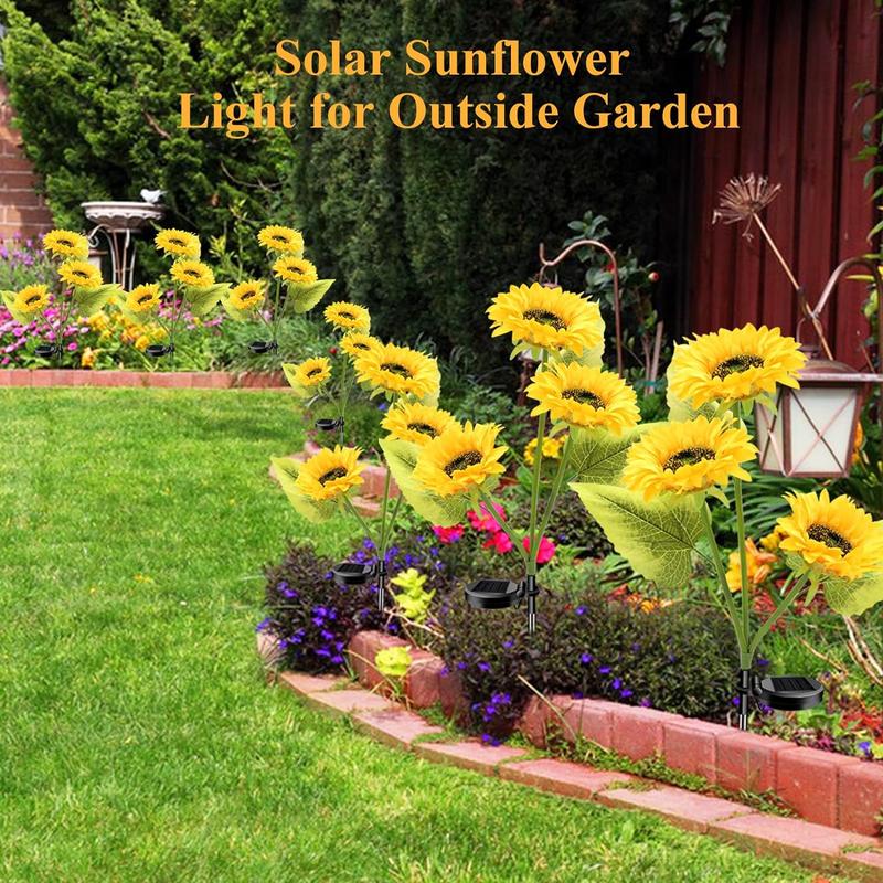 Cilifer® 🔥🌞Solar LED Sunflower Garden Lights-29.6inch/75cm D03