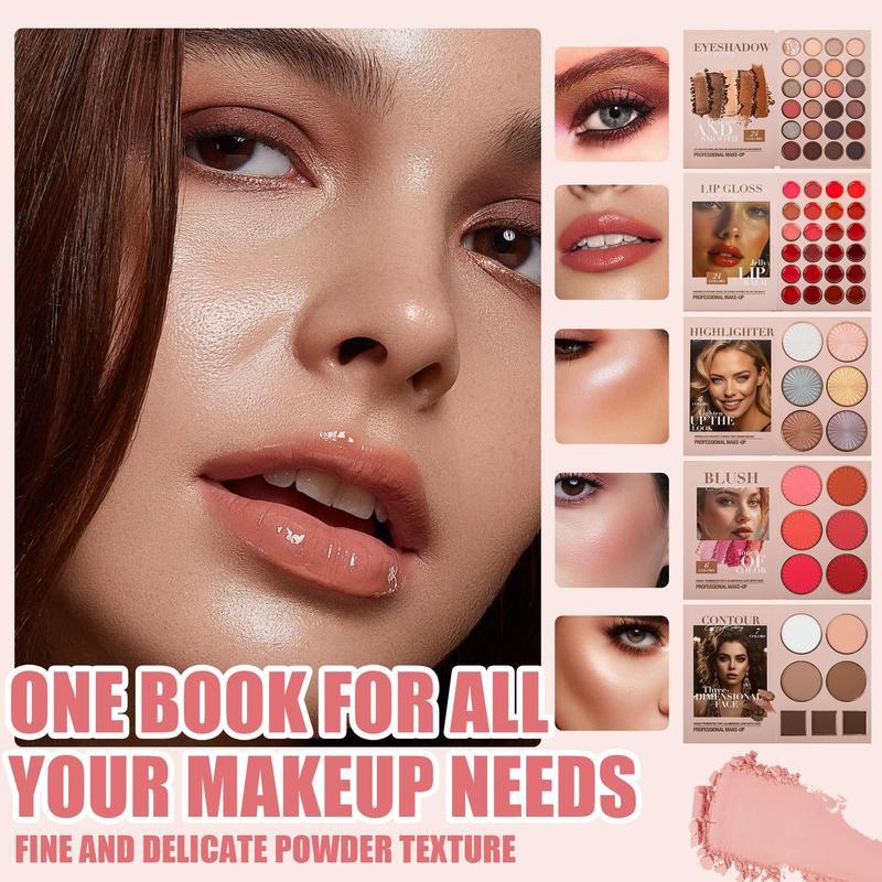 Luhaka® 🎨Multi-Color Book Makeup All-in-One Palette (Eyeshadow & Highlight & Blush & Contour)✨ D01