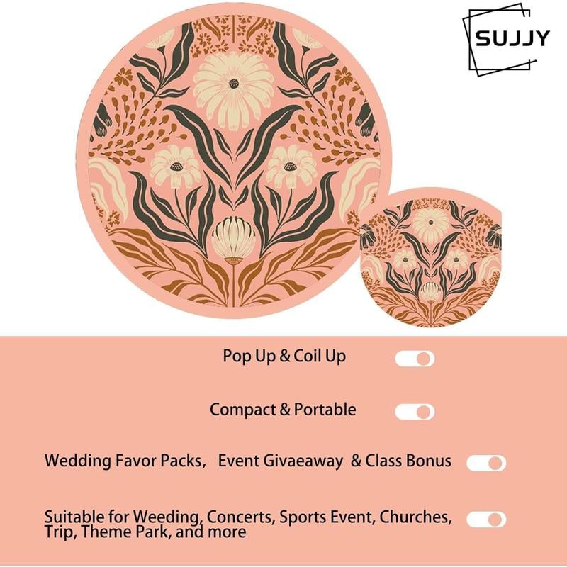 Cilifer® 🔥4-Pack Foldable Hand Fans – Boho Chic Cooling Fans for Summer D01