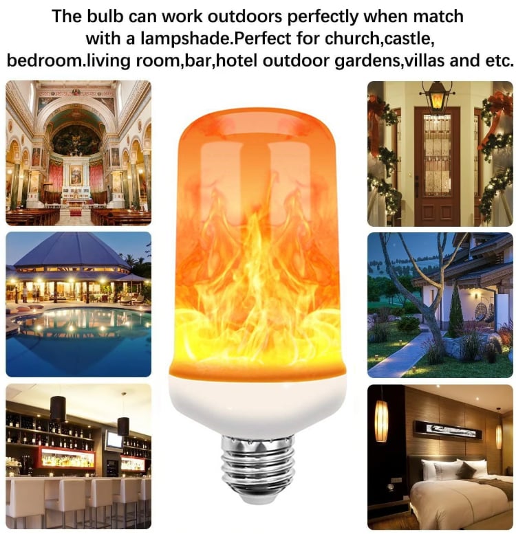 Cilifer® 🔥LED Flame Light Bulb With Gravity Sensing Effect D03