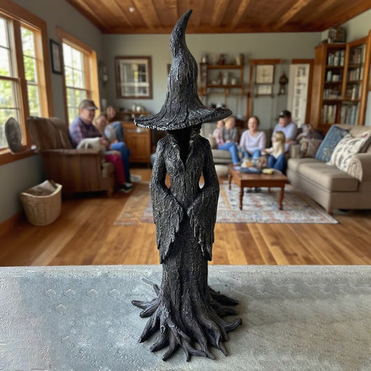 Cilifer®🔥 LAST DAY 49% OFF - 🧙♀️💫Hand-Painted Enchanting Witch Statue: The Guardian of Your Home (✨Same as in the video) D01