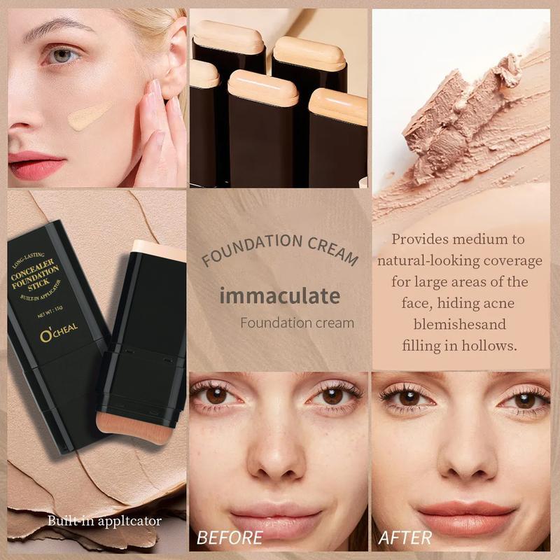 Luhaka® 🔥Dual-ended Eraser Foundation Stick Nose Shadow Fixer Concealer d03