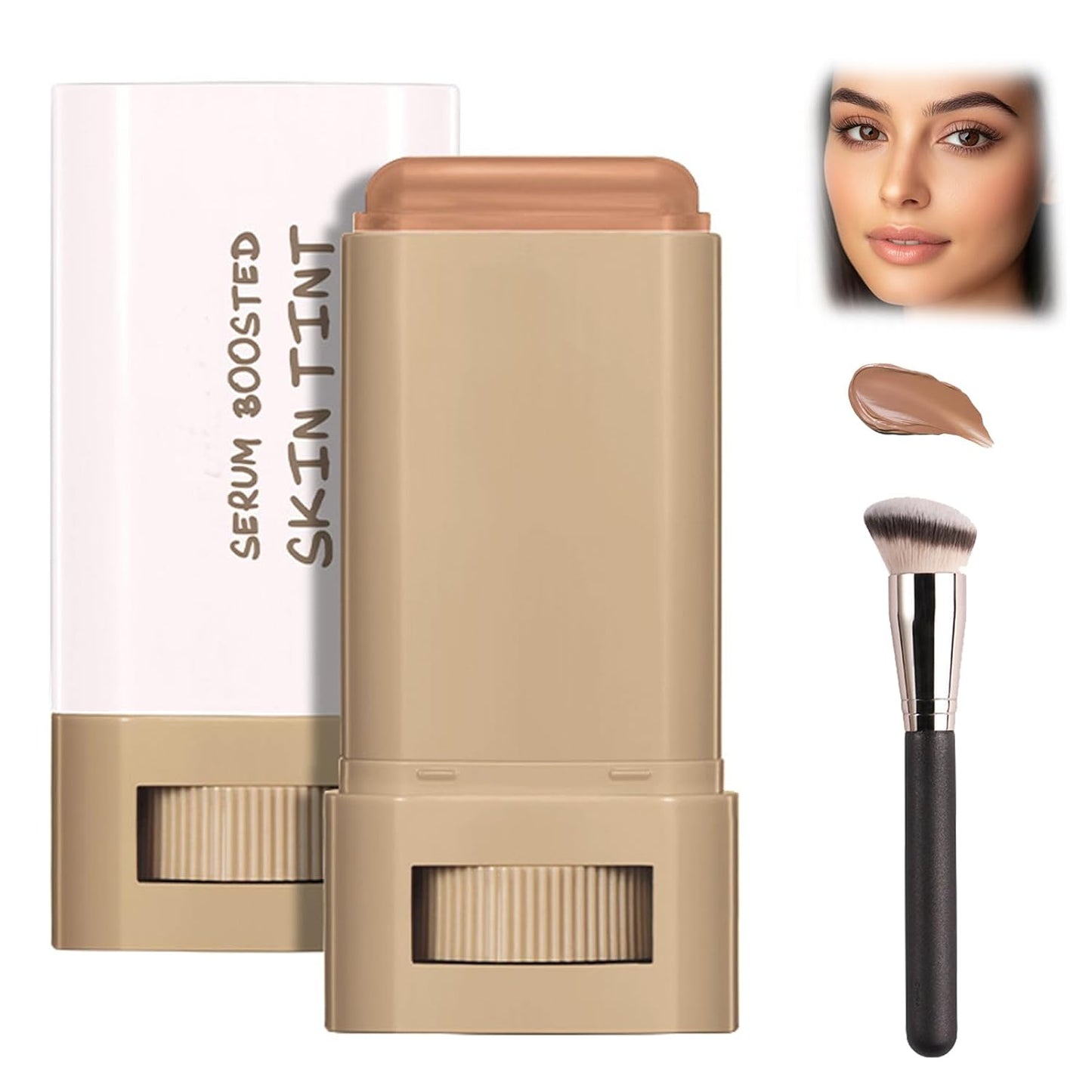 Luhaka® 🔥Foundation Stick Beauty Balm Serum Boosted Skin Tint D01