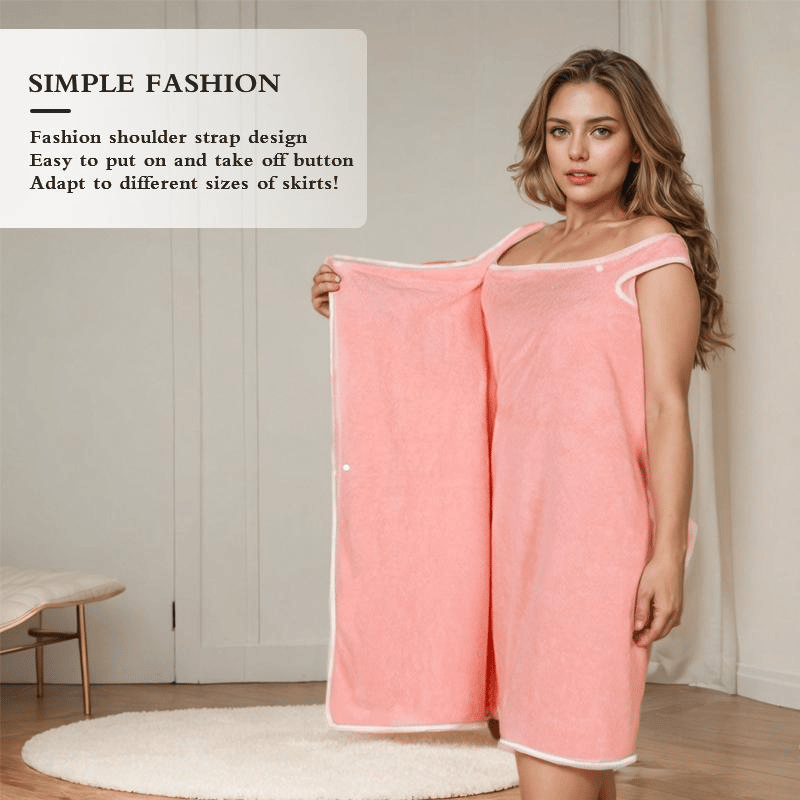 Sfrcord® 🔥Women's Coral Fleece Bathrobe D01