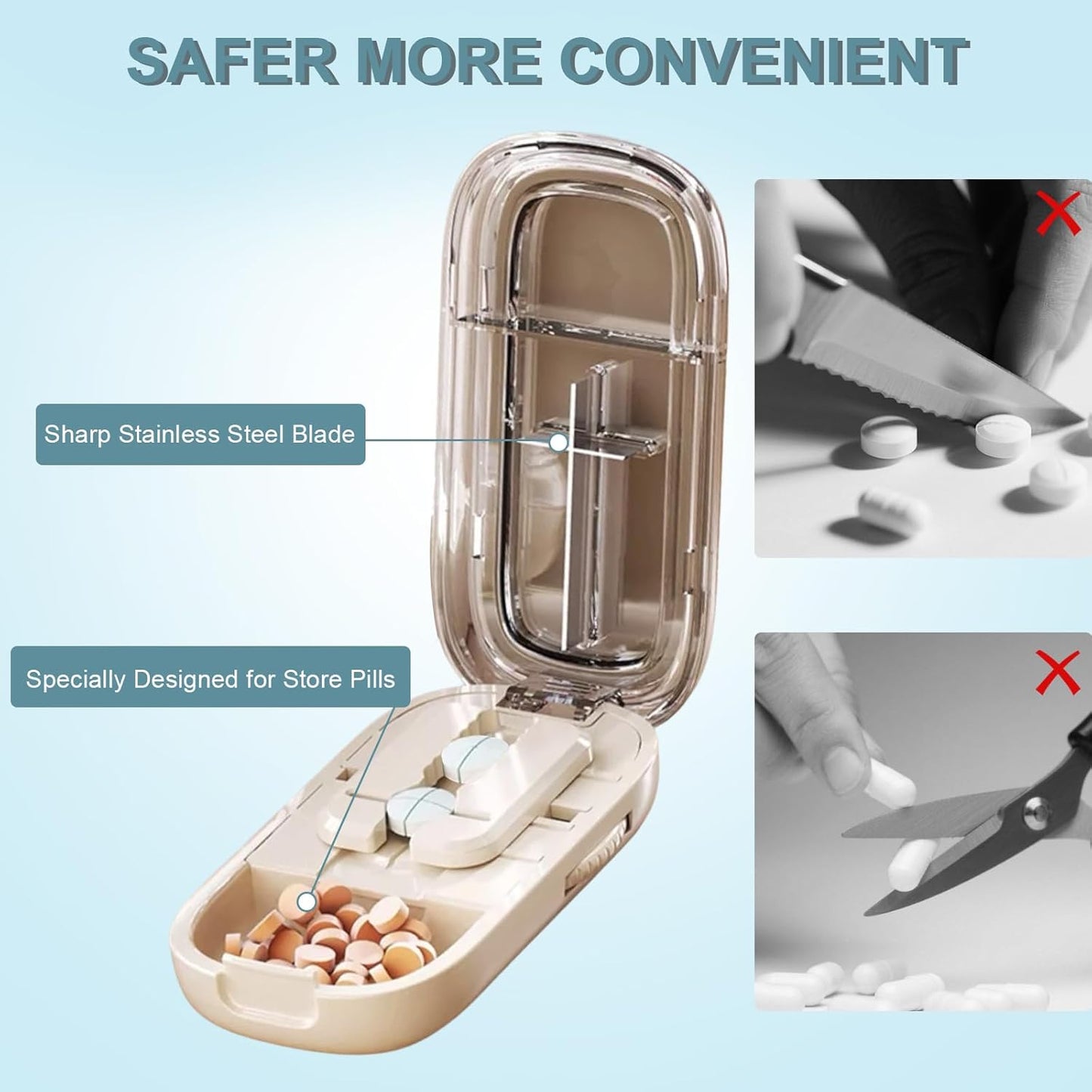 Cilifer® 🔥SALE 49% OFF🔥Portable Pill Cutter D02