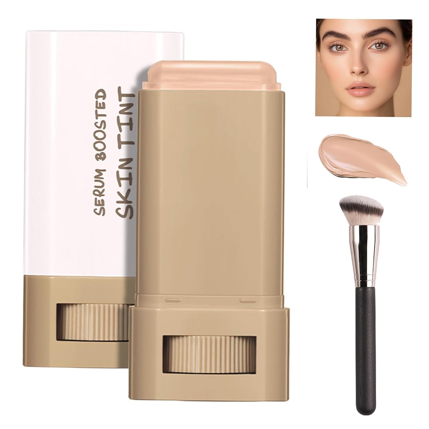 Luhaka® 🔥Foundation Stick Beauty Balm Serum Boosted Skin Tint D01