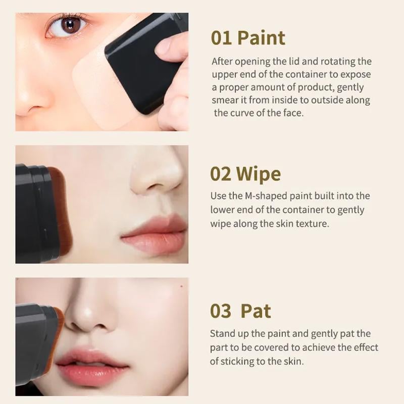 Luhaka® 🔥Dual-ended Eraser Foundation Stick Nose Shadow Fixer Concealer d03
