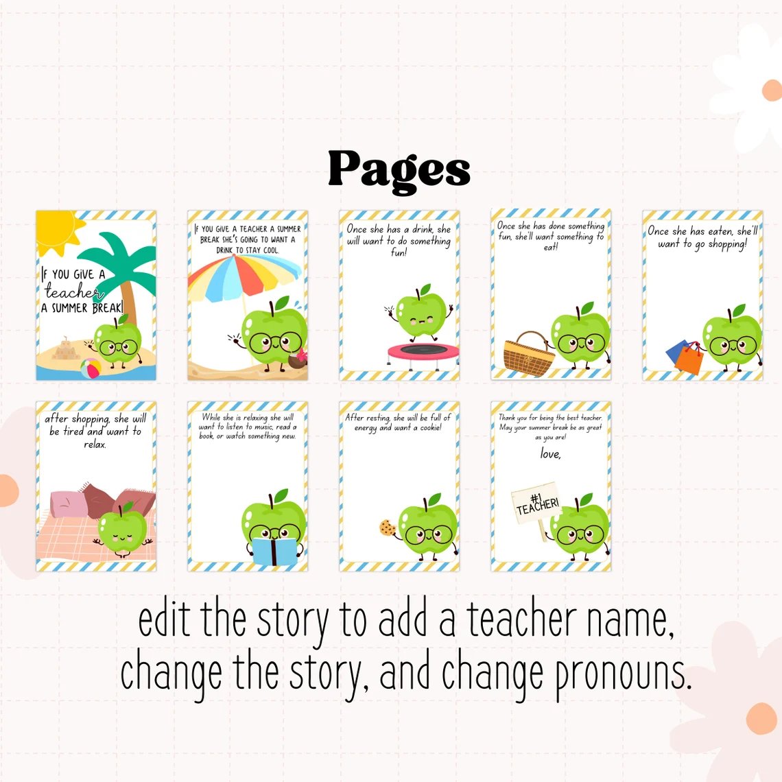 Cilifer®🔥LAST DAY 50% OFF-🎄Christmas card book-👩🏫If You Give a Teacher A Cookie Book📚 D01