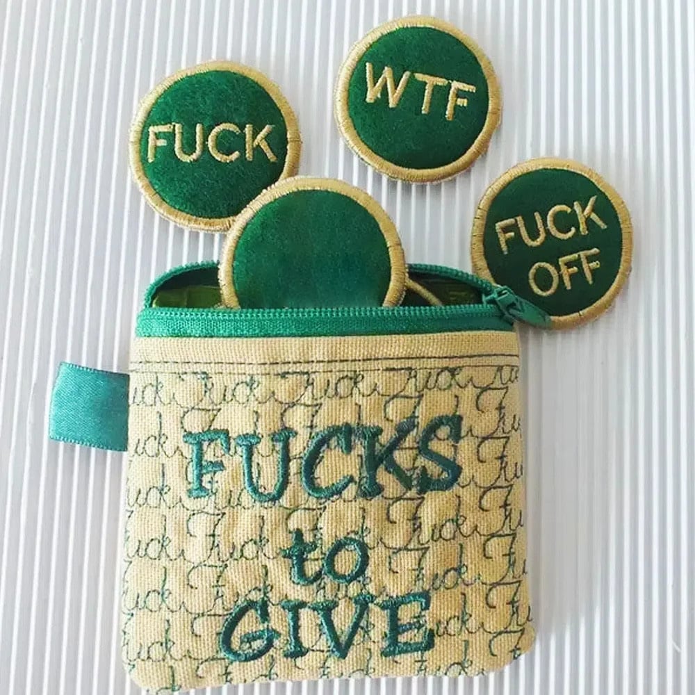 CiliferĀ®š„Big Bag of F*cks to Give Zipper Pouch D01