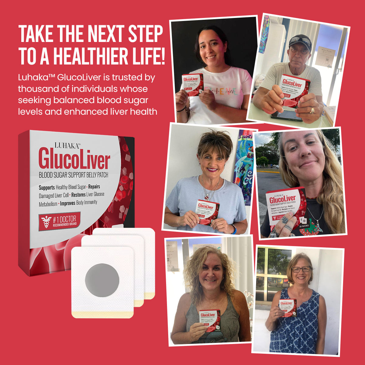Luhaka™ GlucoLiver Blood Sugar Support Belly Patch 👨⚕️❤️🩹9