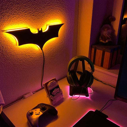 Billhol® 16 colors 3D creative superhero LED atmosphere wall light⚡🦇 D02
