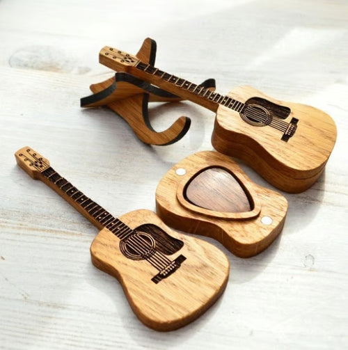 CZTICLE® ⏰LAST DAY 59% OFF🎁Wooden Acoustic Guitar Pick Box🎸 D03