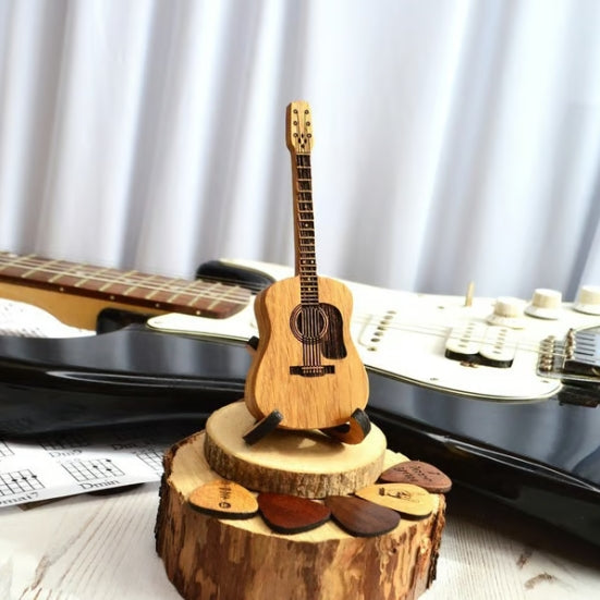 CZTICLE® ⏰LAST DAY 59% OFF🎁Wooden Acoustic Guitar Pick Box🎸 D03