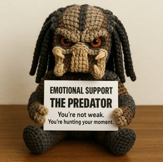 CZTICLE® Creepy Crochet Emotional Support Doll D01