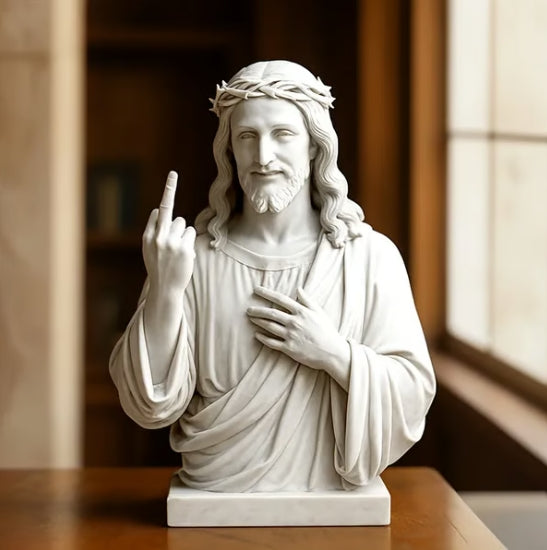 CZTICLE® Jesus with Attitude - Original “Talk to the Hand” icon! D01