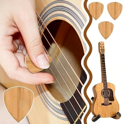 CZTICLE® ⏰LAST DAY 59% OFF🎁Wooden Acoustic Guitar Pick Box🎸 D03