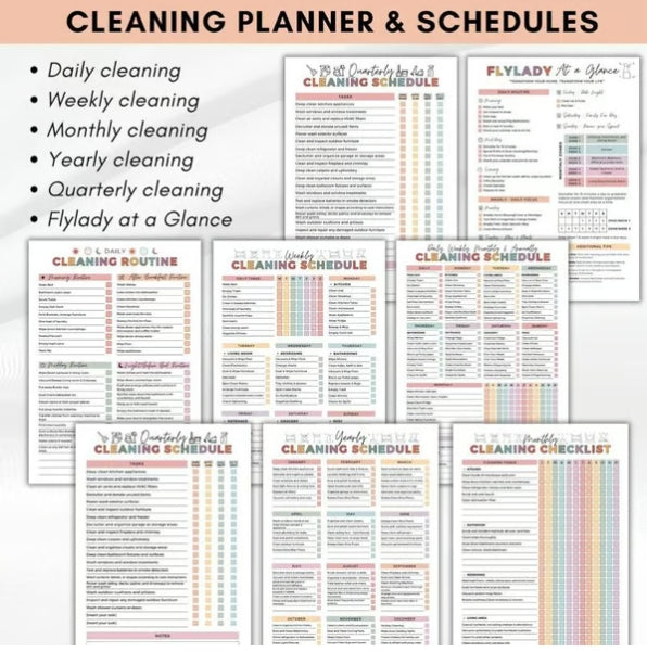 CZTICLE® ADHD Cleaning & Organizing Toolkit - Chore Planner✔ D01