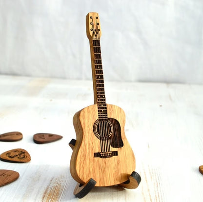 CZTICLE® ⏰LAST DAY 59% OFF🎁Wooden Acoustic Guitar Pick Box🎸 D03