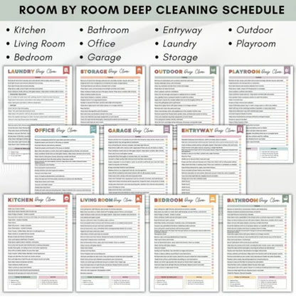 CZTICLE® ADHD Cleaning & Organizing Toolkit - Chore Planner✔ D01