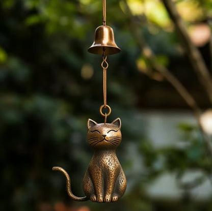 CZTICLE®  ✨LAST DAY ONLY 49% OFF🔥Handmade Retro Cat Wind Chime D01
