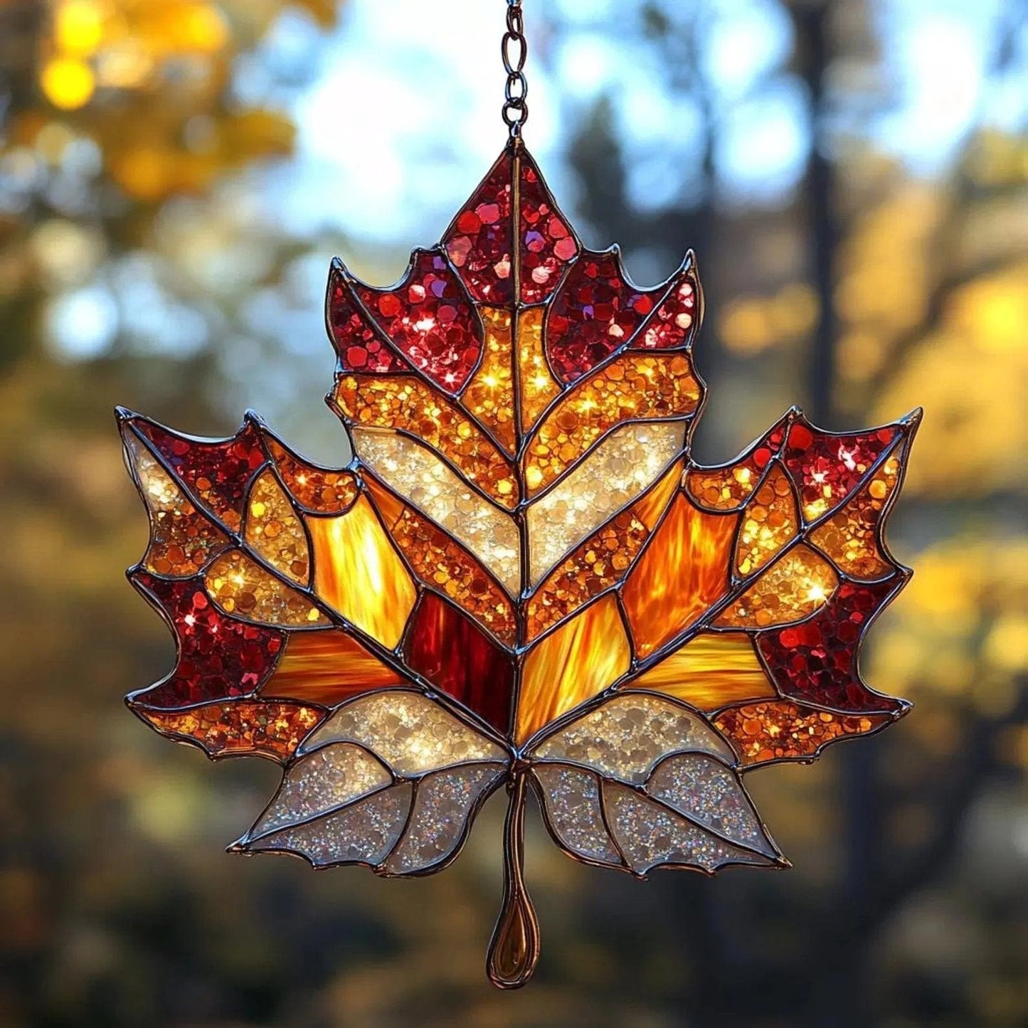 CZTICLE®🔥2025 Autumn Maple Leaf Suncatcher D01