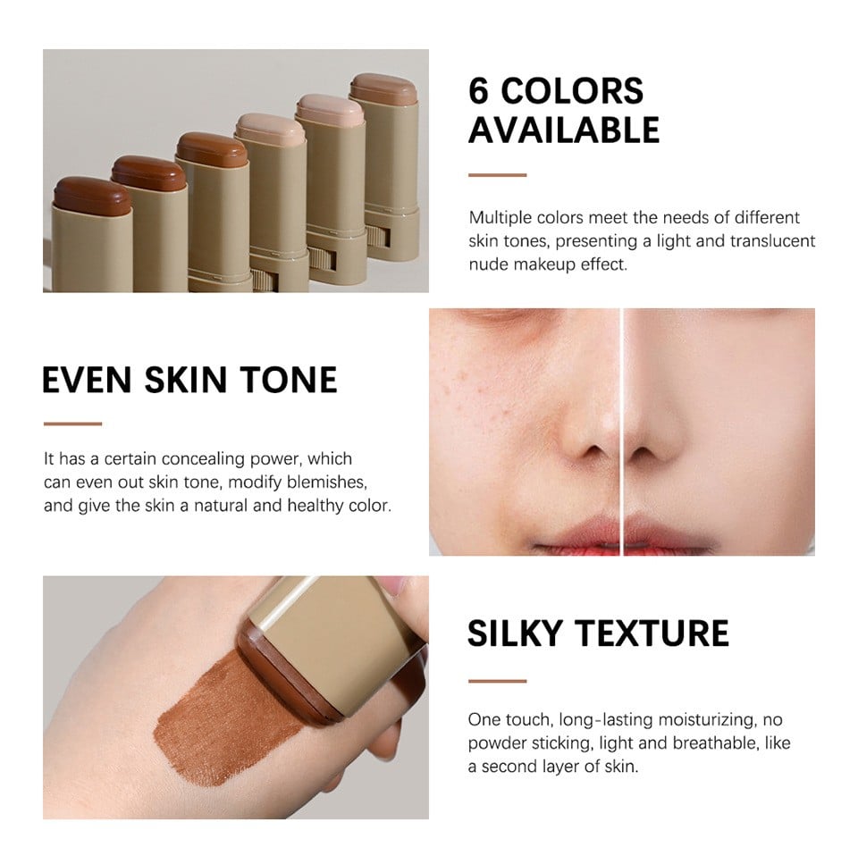 Luhaka® 🔥Foundation Stick Beauty Balm Serum Boosted Skin Tint D03