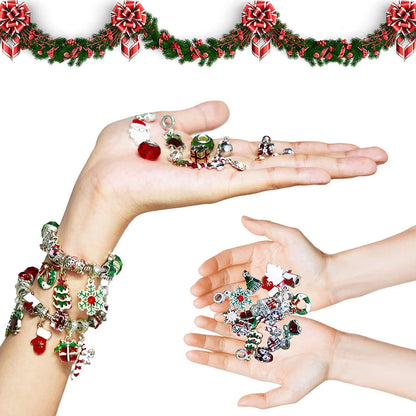 Oneswear® 🔥24 Pcs DIY Christmas Advent Calendar Bracelets Set D01