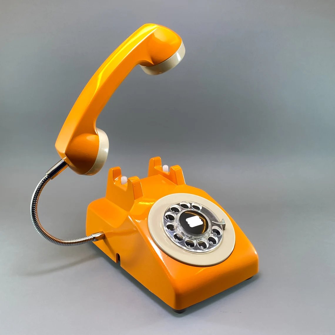Billhol® 🔥Upcycled Rotary Phone Lamp. Vintage Desk Light D02