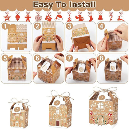 🔥LAST DAY 50% OFF - Cilifer® DIY Christmas Advent Calendar Boxes D01