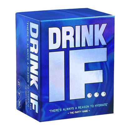 CZTICLE®🏆Drink IF... Hilarious Adult Drinking Game. Party Card Game for Friends & Family to get You Buzzed & Drunk D01